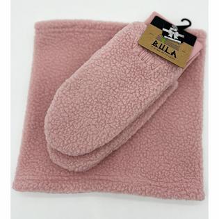 Unisex Sherpa Mitten + Neck Warmer Gift Set