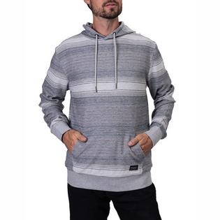  Men's Yarn-Dyed Striped Knit Hoodie