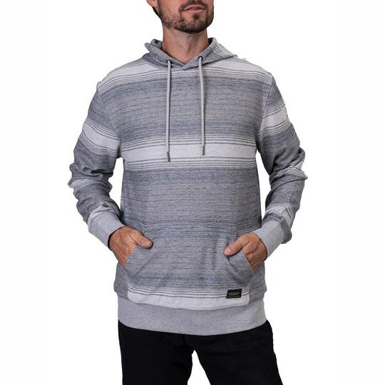 Silver Jeans Men s Yarn-Dyed Striped Knit Hoodie