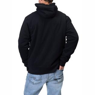 Silver Jeans Chandail &agrave; capuchon doubl&eacute; en sherpa avec glissi&egrave;re pour hommes