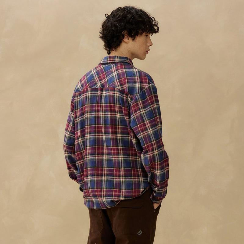 Kuwalla Chemise &agrave; carreaux pour hommes
