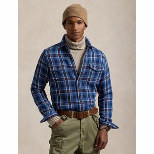  Men's Classic Fit Plaid Flannel Workshirt