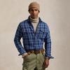 Chemise de travail en flanelle   carreaux pour hommes