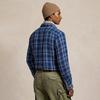 Chemise de travail en flanelle   carreaux pour hommes