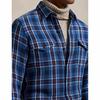 Chemise de travail en flanelle   carreaux pour hommes
