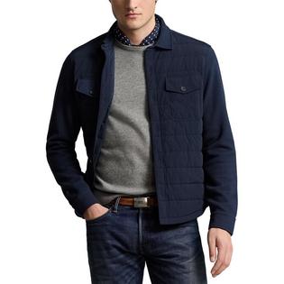 Men's Quilted Double-Knit Shirt Jacket