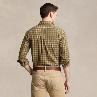 Polo Ralph Lauren Chemise en serg&eacute; &agrave; carreaux coupe classique pour hommes