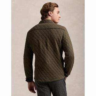 Polo Ralph Lauren Veste-chemise matelass&eacute;e en jersey double pour hommes