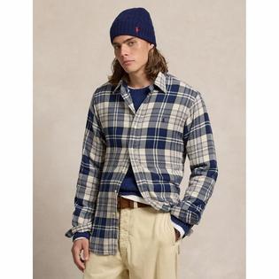 Men's Classic Fit Plaid Brushed Flannel Shirt