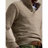 Men s Speckled Wool-Blend Mock Neck Sweater