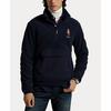 Men s Polo Bear Fleece Hybrid Top