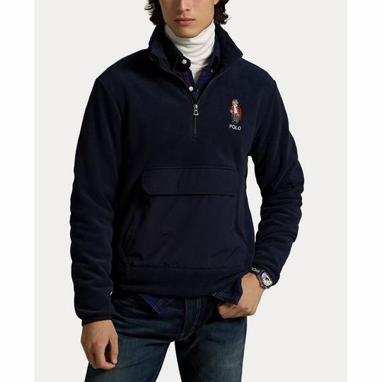 Polo Ralph Lauren Men s Polo Bear Fleece Hybrid Top