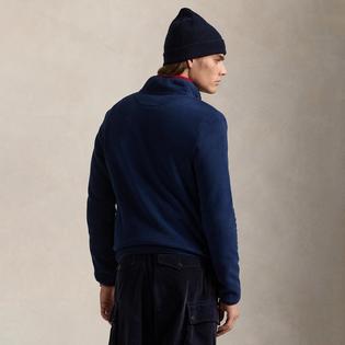 Polo Ralph Lauren Men's Skier-Print Brushed Fleece Pullover Top