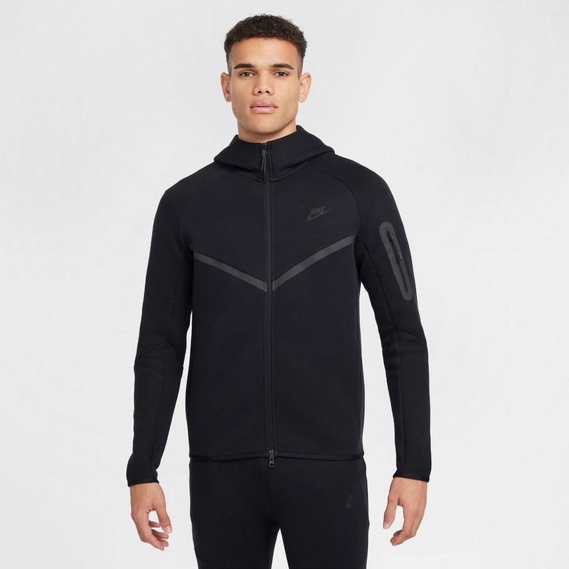 Nike Chandail &agrave; capuchon et fermeture &eacute;clair compl&egrave;te Tech Fleece Windrunner pour hommes