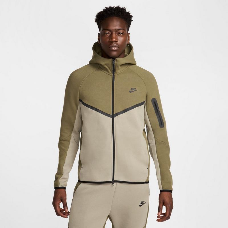 Nike Chandail &agrave; capuchon et fermeture &eacute;clair compl&egrave;te Tech Fleece Windrunner pour hommes