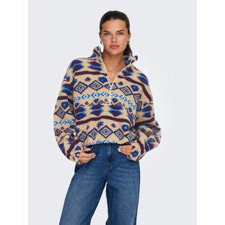 Only Women's Janne Half-Zip Fleece Pullover Top