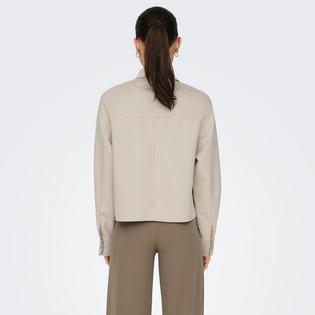 Only Chemise en faux suède Joline pour femmes