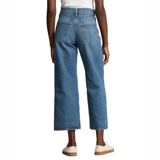 POLO Ralph Lauren【現行】 WideReg Crop Jeans Lauren Ralph Lauren Plus Size Denim Twill High-Rise Wide-Leg