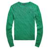 Women s Cable Knit Cotton Crew Neck Sweater