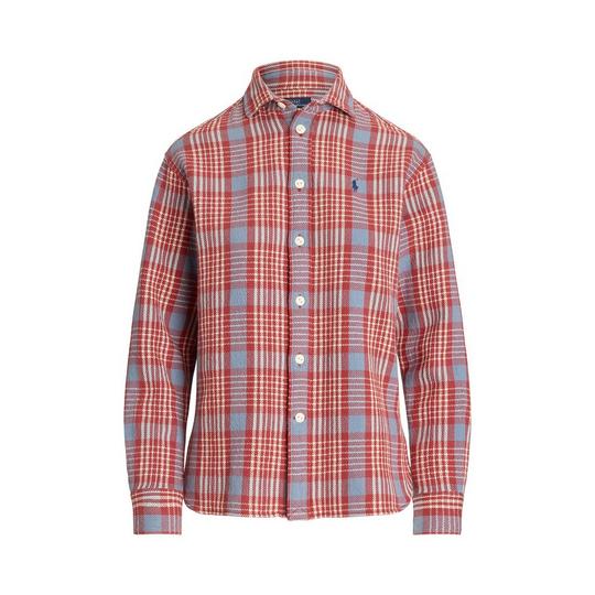 Ralph lauren plaid shirt womens on sale