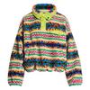 Women s Fair Isle High-Pile Fleece Mock Neck Top