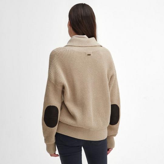 Barbour sweater womens gold online