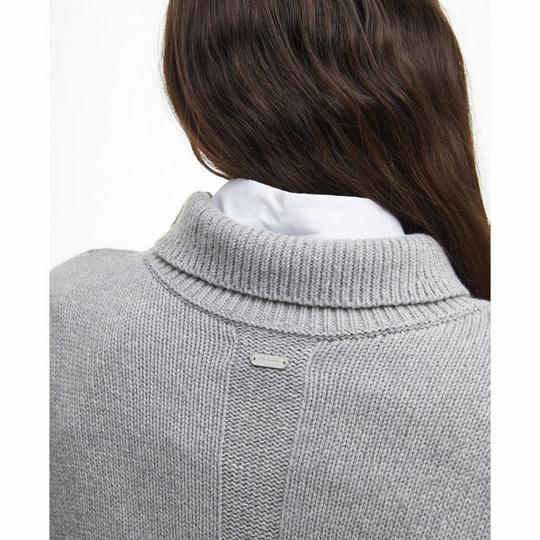 Barbour sweater womens Grey outlet