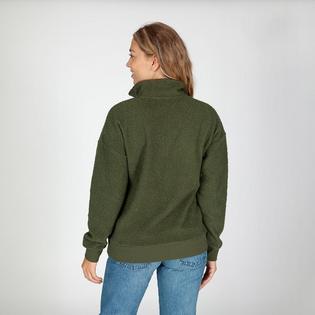 Lazypants Haut en sherpa &agrave; demi-glissi&egrave;re Steph Teddy pour femmes