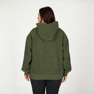 Lazypants Chandail &agrave; capuchon d&eacute;contract&eacute; Chlo Teddy Sherpa pour femmes