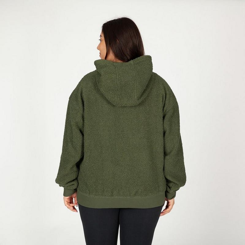 Lazypants Chandail &agrave; capuchon d&eacute;contract&eacute; Chlo Teddy Sherpa pour femmes