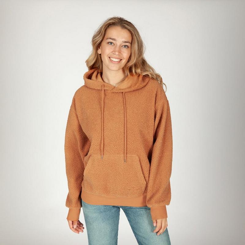 Lazypants Chandail &agrave; capuchon d&eacute;contract&eacute; Chlo Teddy Sherpa pour femmes