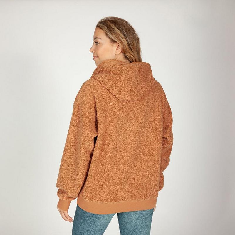 Lazypants Chandail &agrave; capuchon d&eacute;contract&eacute; Chlo Teddy Sherpa pour femmes