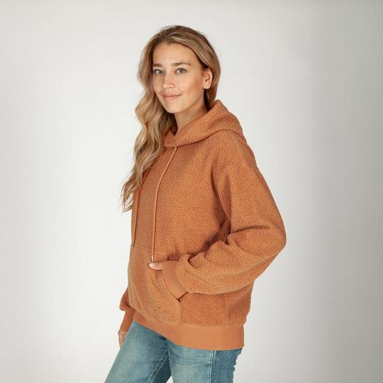 Women s Chlo Teddy Sherpa Relaxed Hoodie Lazypants Sporting Life Online
