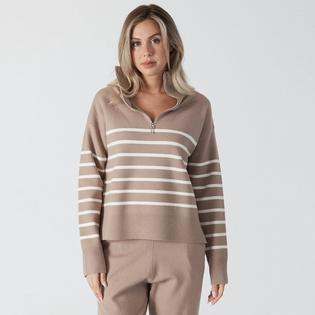 Lyla + Luxe Women's Bobbi Half-Zip Sweater