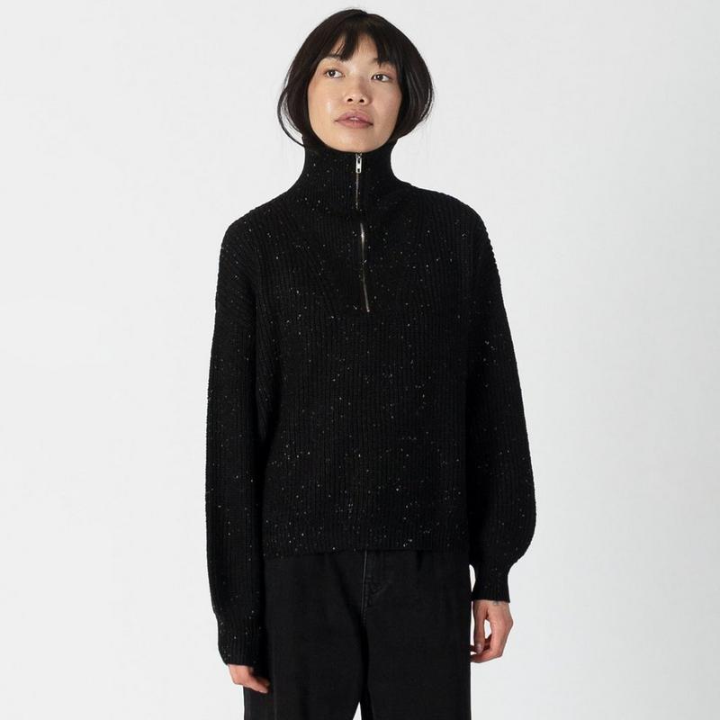Lyla + Luxe Chandail &agrave; demi-glissi&egrave;re Chase pour femmes