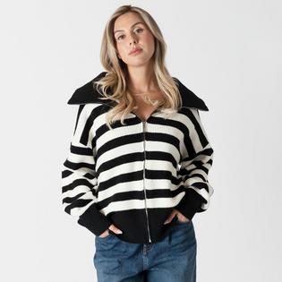 Lyla + Luxe Women's James Full-Zip Sweater