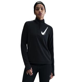 Nike Women's Swoosh Dri-FIT 1/2-Zip Running Midlayer Top