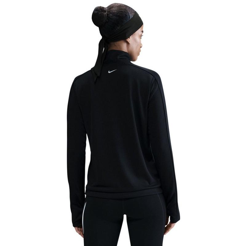 Nike Couche interm&eacute;diaire de course &agrave; demi-glissi&egrave;re Swoosh Dri-FIT pour femmes