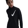 Couche interm diaire de course   demi-glissi re Swoosh Dri-FIT pour femmes