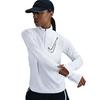 Couche interm diaire de course   demi-glissi re Swoosh Dri-FIT pour femmes