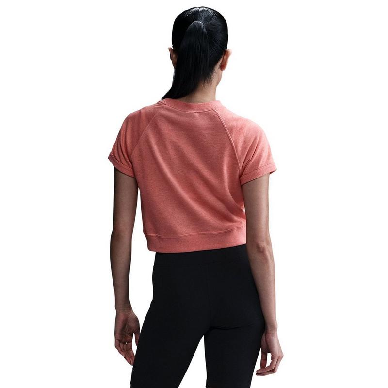 Nike Haut &agrave; manches courtes Sportswear Chill Terry pour femmes