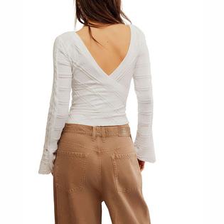 Free People Haut &agrave; manches longues Rocky pour femmes