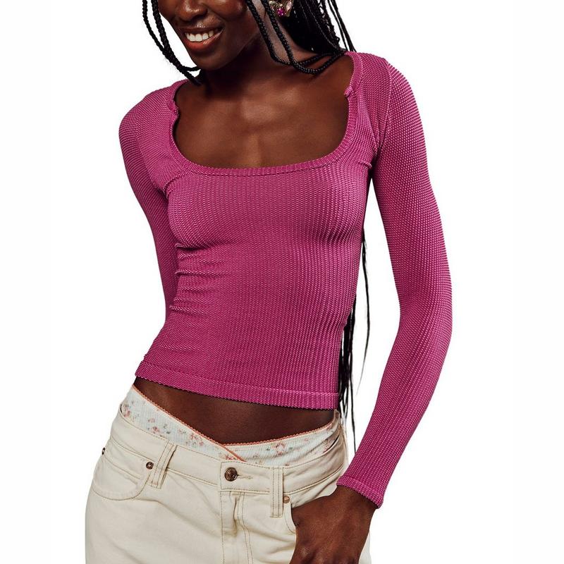 Free People Haut sans coutures &agrave; superposer Clean Slate pour femmes