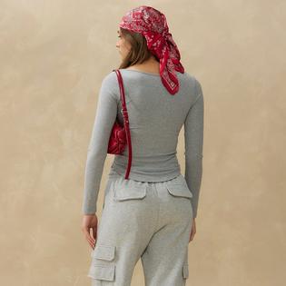 Kuwalla Haut &agrave; manches longues Basic pour femmes