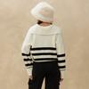 Chandail polo court en tricot doux pour femmes