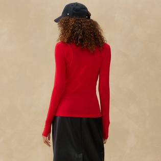 Kuwalla Women's Wool Layering Turtleneck Top