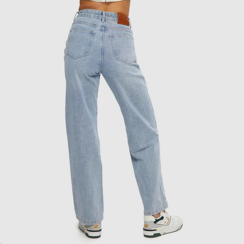 Kuwalla Jean large &agrave; taille haute pour femmes
