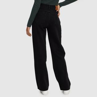 Kuwalla Jean large &agrave; taille haute pour femmes