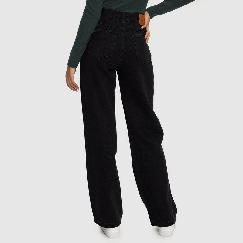 Kuwalla Jean large &agrave; taille haute pour femmes