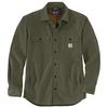 Men s Rugged Flex Relaxed Fit Canvas Fleece-Lined Shirt Jacket